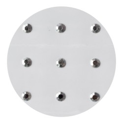 Termodżety 2712 rozmiar 4mm srebro