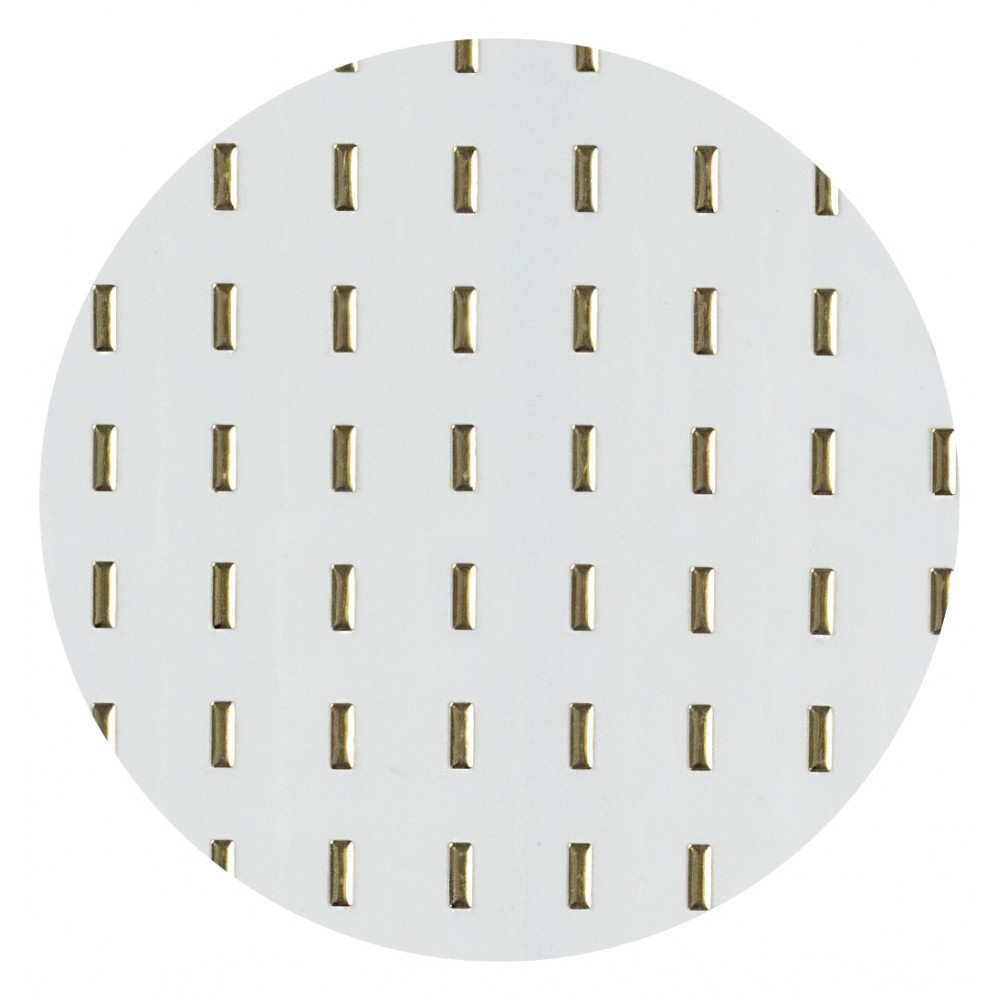 Termodżety aluminiowe 3249 prostokąt 3mm x 10mm gold