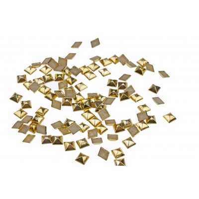 Termodżety aluminiowe 1584 rozmiar 6,5mm 100 szt gold