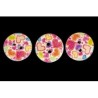 Guzik ozdobny drewniany 588 15 mm 5 szt