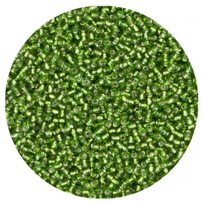 Koraliki szklane drobne 3 mm kolor 27 zielony