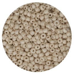 Koraliki szklane grube 6 mm kolor 962 jasna mokka