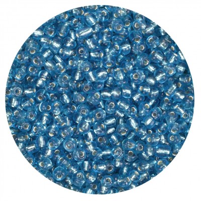 Koraliki szklane grube 6 mm kolor 23B morski