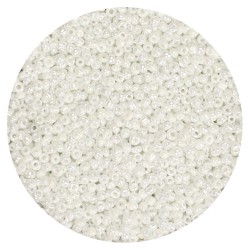 Koraliki szklane drobne 3 mm kolor 401 perła opal
