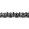 Koronka francuska z rzęskami czarna GNRCJ0166 sz. 60mm dł. 3m