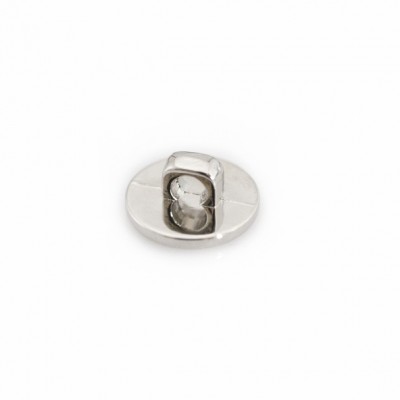 Guzik okrągły srebrny 13 mm 5 szt