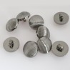 Guzik w prążki ciemny nikiel 58026 13 mm 5 szt