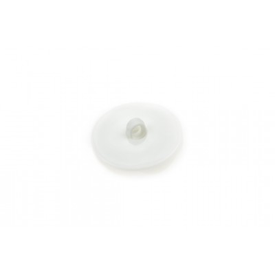 Guzik biały perłowy ze stopką 53069 25 mm 5 szt