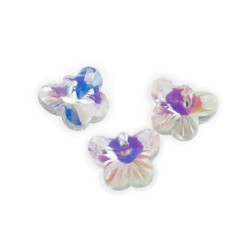 Szklana zawieszka motylek cristal opal 15 mm