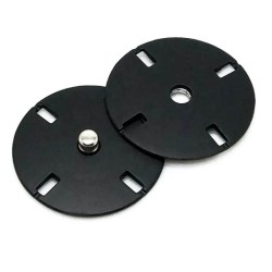 Zatrzaski do odzieży ZAT39055 E czarne rozmiary od 18mm do 23mm