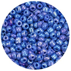 Koraliki szklane grube 6 mm kolor 408 akwamaryna metal mat