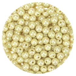 Koraliki akrylowe 50207 rozmiar 6mm kolor jasny opal
