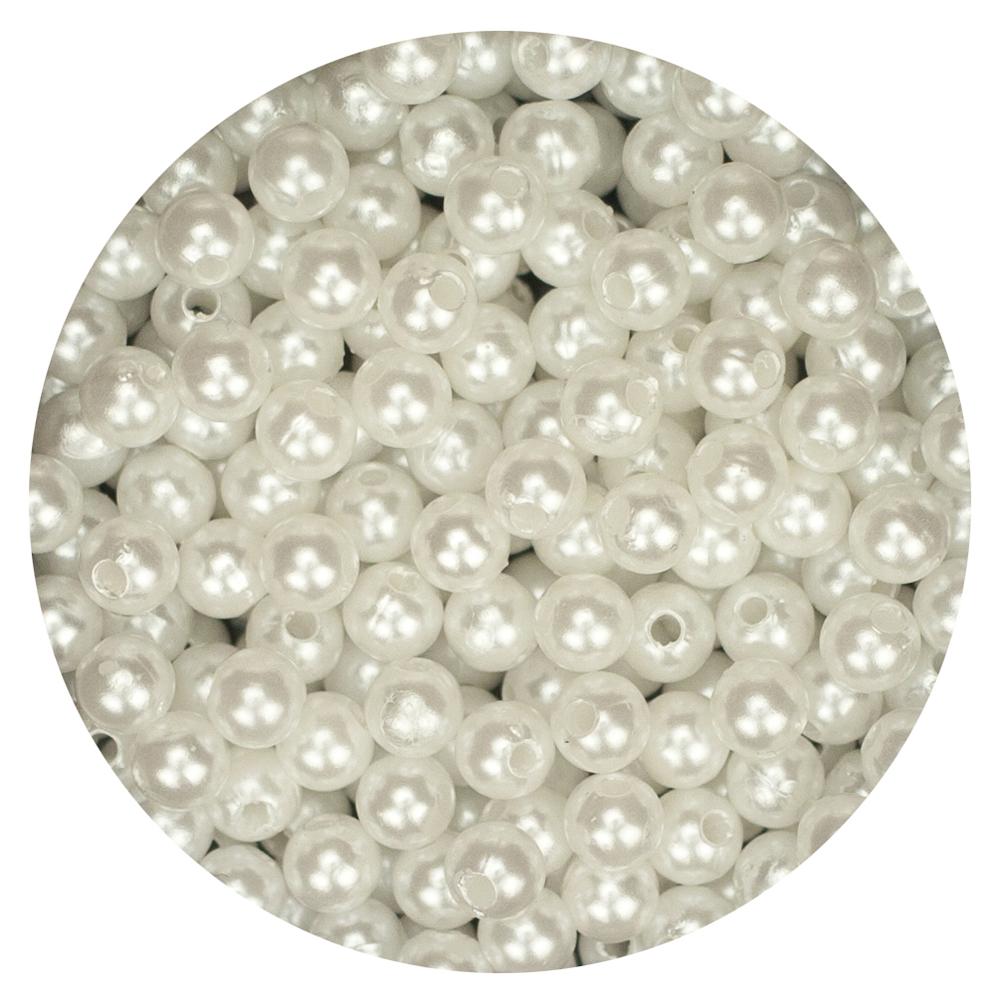 Koraliki akrylowe z ABS perłowe różne rozmiary