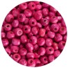 Koraliki drewniane pink różne rozmiary