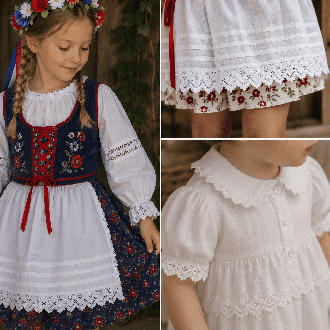 Koronka bawełniana KRB21512 32 mm biała | Grofes