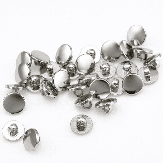 Guzik półperła 55110 11/18/21 mm srebrny | Grofes