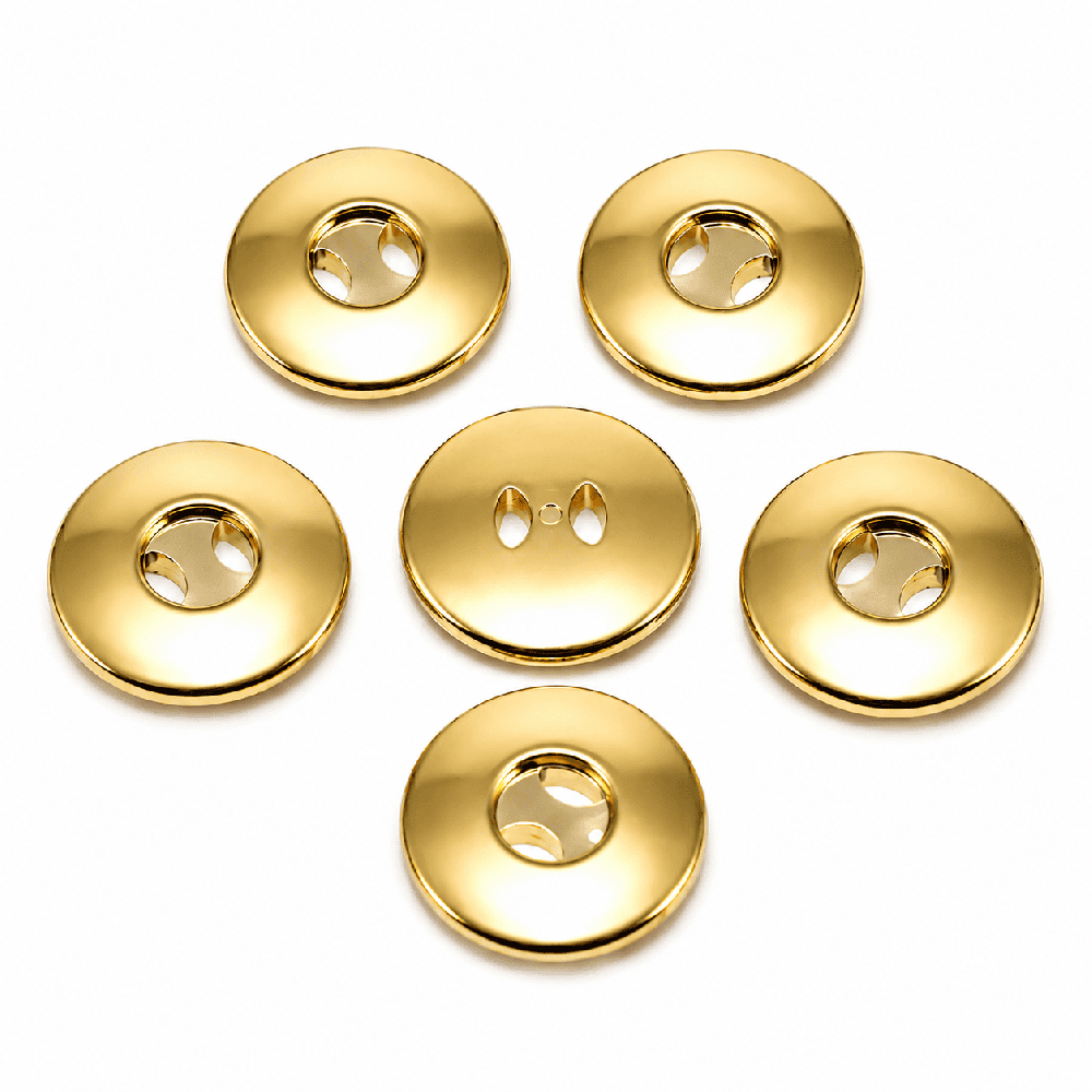 Guzik ozdobny 56214 25 mm złoty