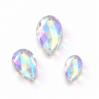 Kamienie akryl migdał. Cristal opal, do biżuterii, szycia, różne rozmiary