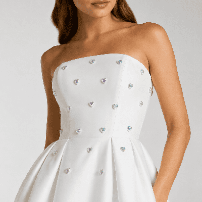 Kamienie akrylowe KAR408 Aurora Borealis (AB) – serca
