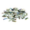 Kamienie akrylowe KAR819 6x15mm przeźroczysty cristal opalizujący